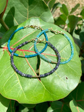 The 7 Chakras Gemstone Bracelets: Apatite and Iolite